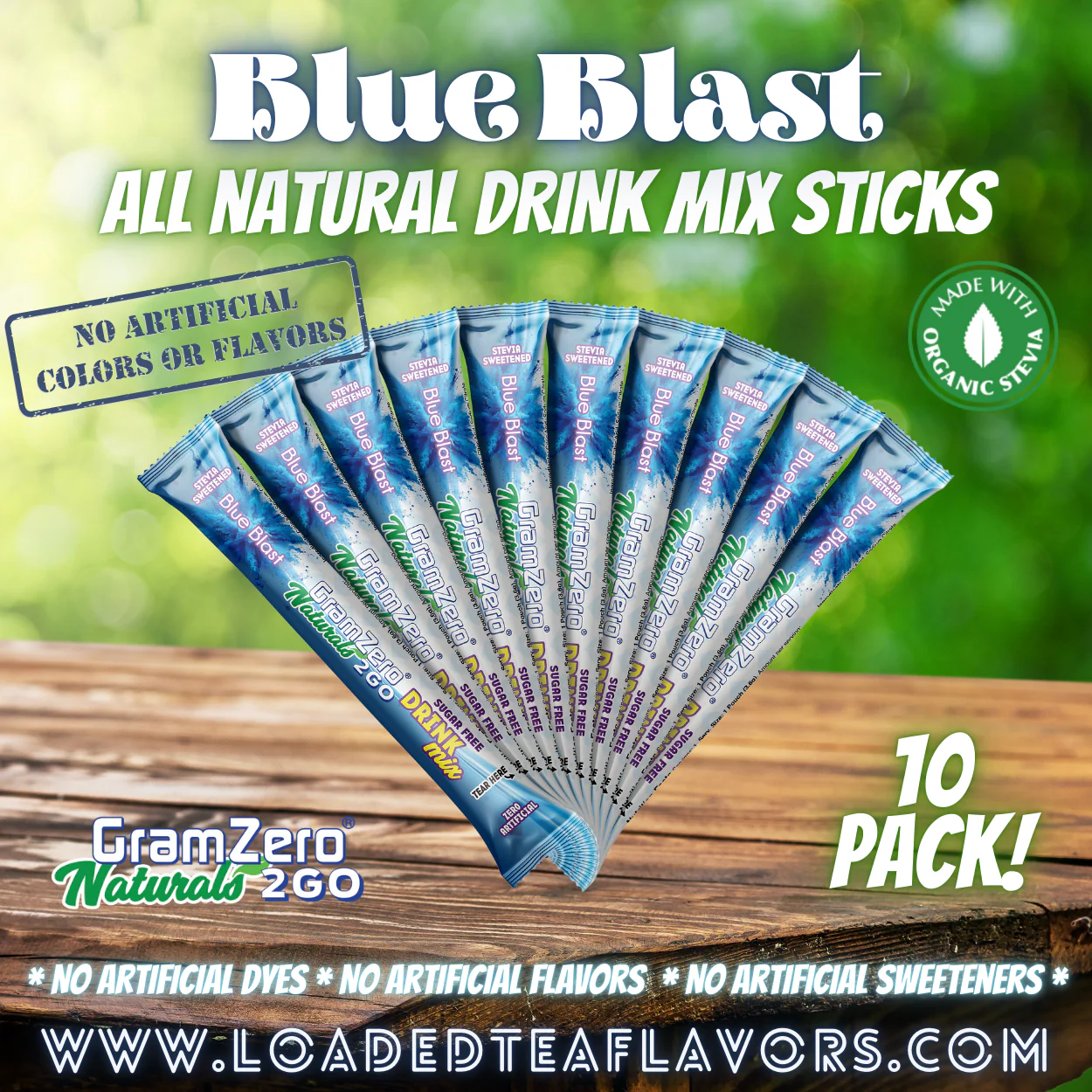 Stevia Water Flavor Packets 💧
